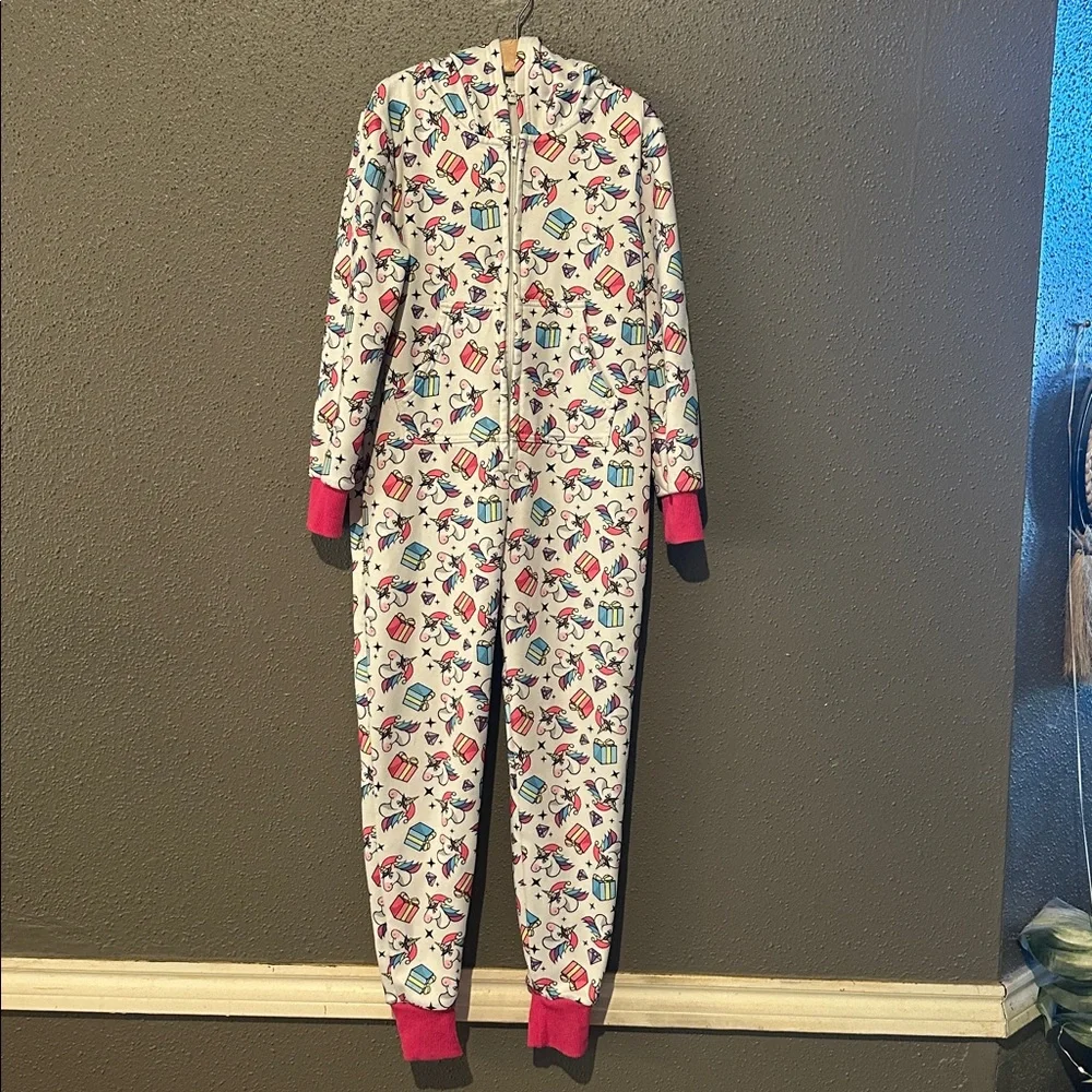 LOLA + THE BOYS UNICORN CHRISTMAS ONESIE - Picture 6 of 12